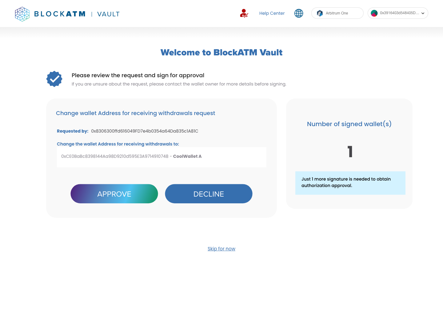 Signature Management