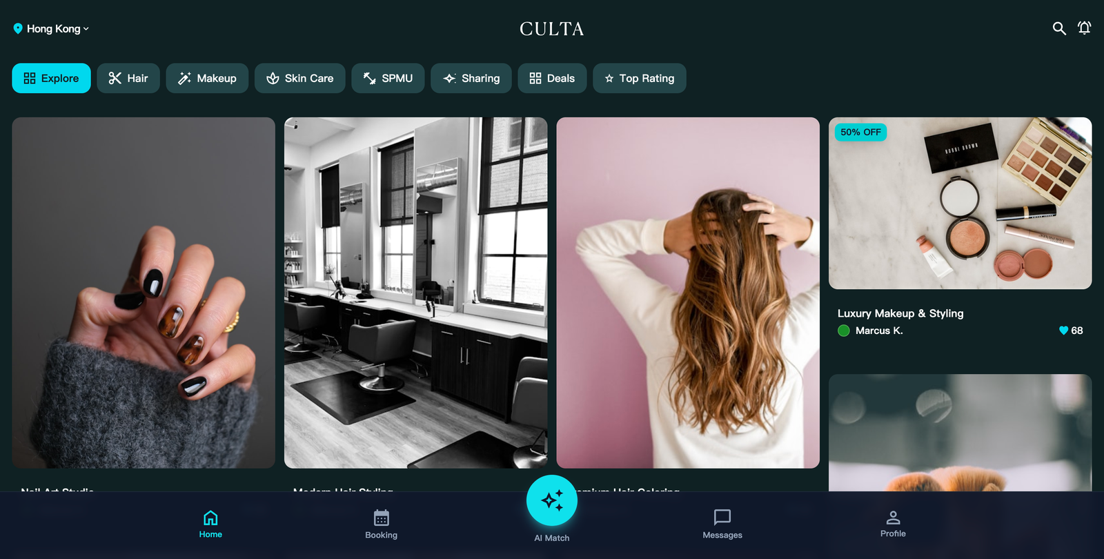 CULTA UI Design